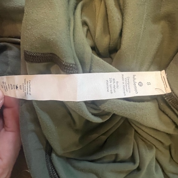 Lululemon Olive Green Activewear - Picture 1 of 2